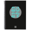 FINOCAM AGENDA COOL PARA ESTUDIANTES ESPIRAL 4º-155X212MM SVH NEGRO CURSO 2026-2027