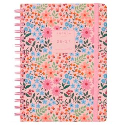FINOCAM AGENDA MONIQUILLA ESPIRAL E10-155X212MM SVH ROSA CURSO 2026-2027