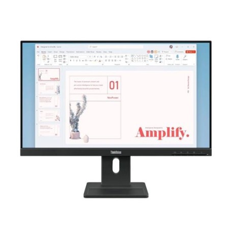 LENOVO MONITOR LCD LED 24" E24-40 FHD HDMI Y VGA NEGRO