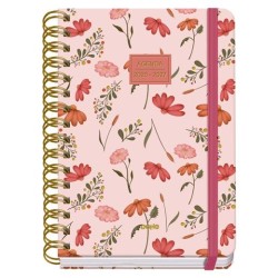 DOHE AGENDA ESCOLAR PREMIUM A5 ESPIRAL DOBLE DP CARTÓN FORRADO MOD. BELLE 2026-2027