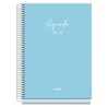 DOHE AGENDA ESCOLAR BASIC SERENITY A5 ESPIRAL DP CARTÓN FORRADO AZUL 2026-2027