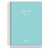 DOHE AGENDA ESCOLAR BASIC SERENITY A5 ESPIRAL DP CARTÓN FORRADO VERDE 2026-2027