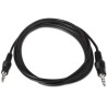 AISENS CABLE AUDIO ESTÉREO JACK 3.5/M - JACK 3.5/M NEGRO 1,5M