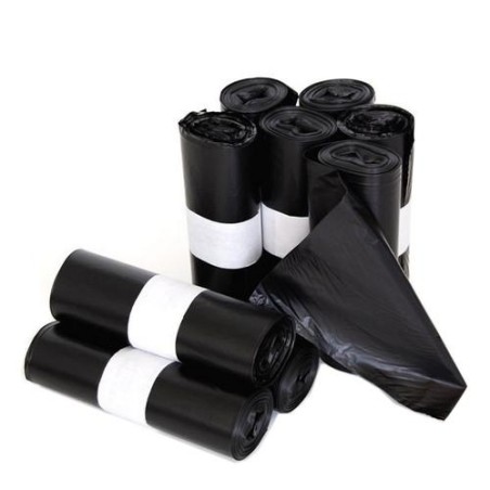 BOLSA DE BASURA DOMESTICA G50 30L 55X60 NEGRO -ROLLO 25U-