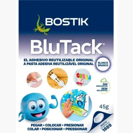 BOSTIK MASILLA ADHESIVA BLU TACK 45GR BLANCO