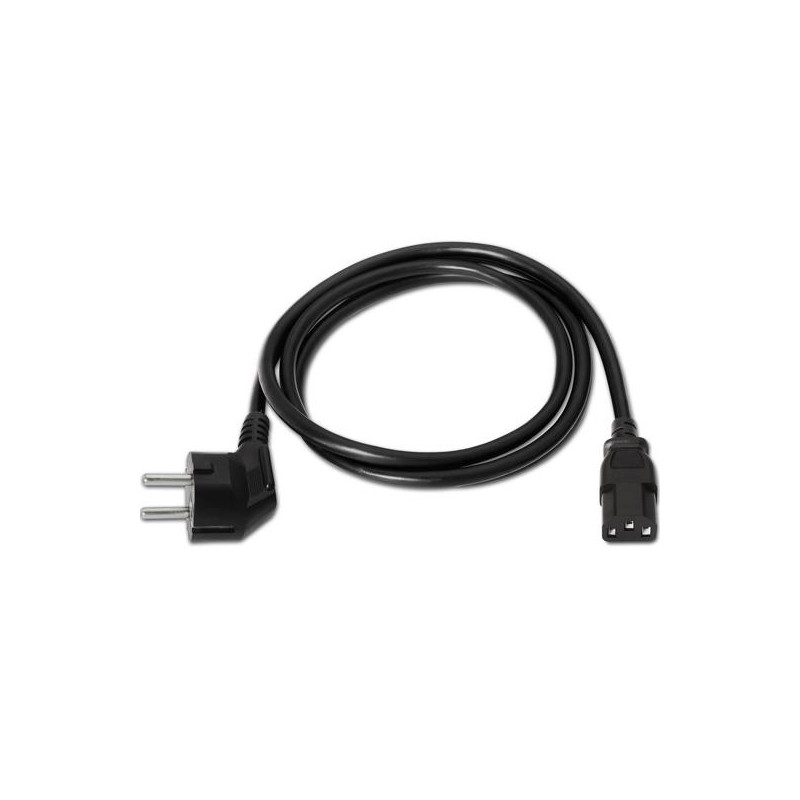 AISENS CABLE ALIMENTACIÓN CPU CEE7/M - C13/H NEGRO 1,5M