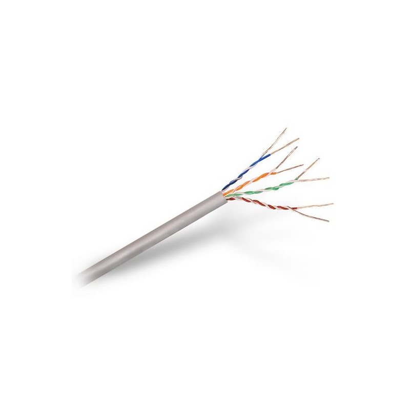 AISENS BOBINA DE CABLE DE RED RJ45 CAT.5E UTP RÍGIDO AWG24 PARA INSTALACIÓN GRIS 305M