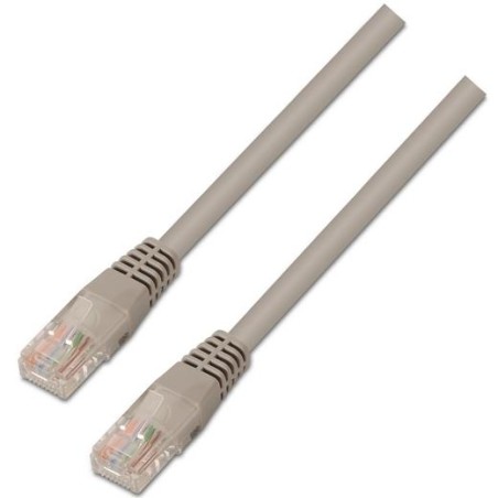 AISENS CABLE DE RED LATIGUILLO RJ45 CAT.6 UTP AWG24 GRIS 0,5M