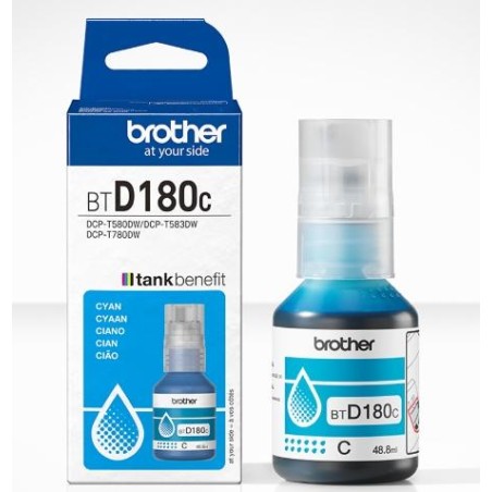 BROTHER BOTELLA DE TINTA CIAN DCP-T580DW/T780DW