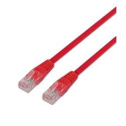 AISENS CABLE DE RED LATIGUILLO RJ45 CAT.6 UTP AWG24 ROJO 3,0 M