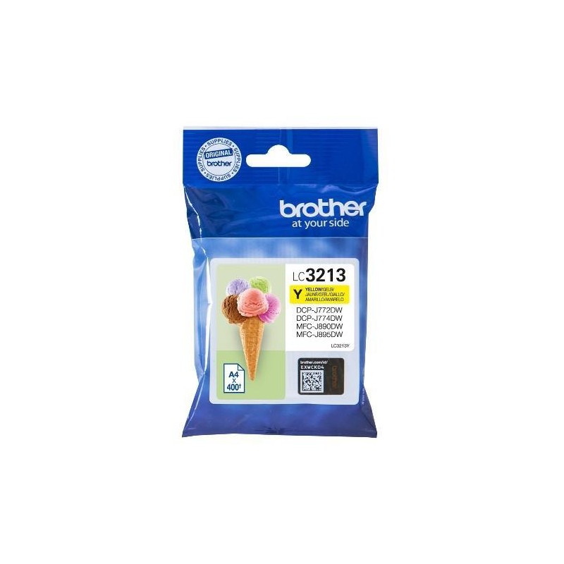 BROTHER TINTA AMARILLO DCP-J572DW - MFC-J491DW/J497DW/J890DW/J895DW - ALTA CAPACIDAD