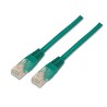 AISENS CABLE DE RED LATIGUILLO RJ45 CAT.6 UTP AWG24 VERDE 0,5M