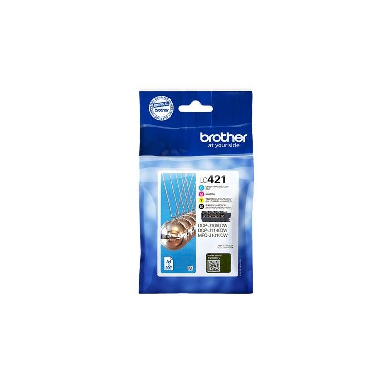 BROTHER TINTA BK/C/M/Y DCP-J1050DW - MFC-J1010DW - PACK 4 COLORES