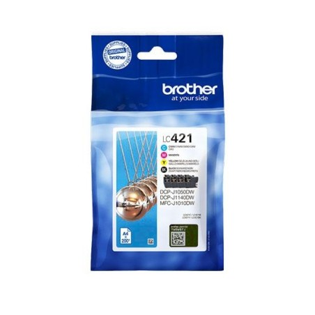 BROTHER TINTA BK/C/M/Y DCP-J1050DW - MFC-J1010DW - PACK 4 COLORES
