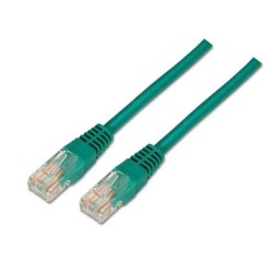 AISENS CABLE DE RED LATIGUILLO RJ45 CAT.6 UTP AWG24 VERDE 2,0M