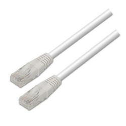 AISENS CABLE DE RED LATIGUILLO RJ45 CAT.6A AWG24 BLANCO 0,5 M