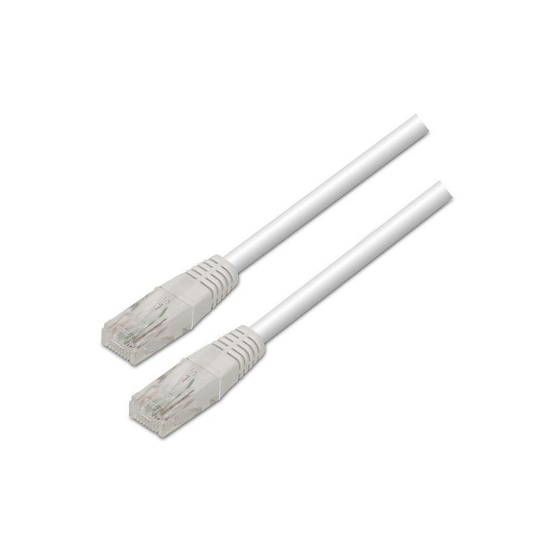AISENS CABLE DE RED LATIGUILLO RJ45 CAT.6 UTP AWG24 BLANCO 2,0M
