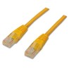 AISENS CABLE DE RED LATIGUILLO RJ45 CAT.6 UTP AWG24 AMARILLO 0,5 M