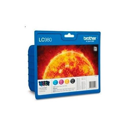 BROTHER TINTA BK/C/M/Y DCP-145C/165C/195C/197C/375CW - MFC-250C/255CW/290C/295CN - PACK 4 COLORES