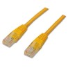 AISENS CABLE DE RED LATIGUILLO RJ45 CAT.6 UTP AWG24 AMARILLO 1,0 M