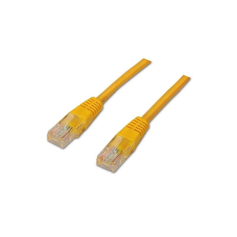 AISENS CABLE DE RED LATIGUILLO RJ45 CAT.6 UTP AWG24 AMARILLO 2,0 M
