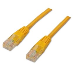 AISENS CABLE DE RED LATIGUILLO RJ45 CAT.6 UTP AWG24 AMARILLO 3,0 M