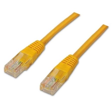 AISENS CABLE DE RED LATIGUILLO RJ45 CAT.6 UTP AWG24 AMARILLO 3,0 M