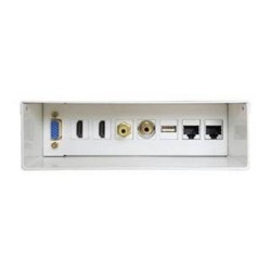 AISENS CAJA DE CONEXIONES VGA - 2 HDMI - JACK 3.5 - RCA - 1 USB - 2 RJ45