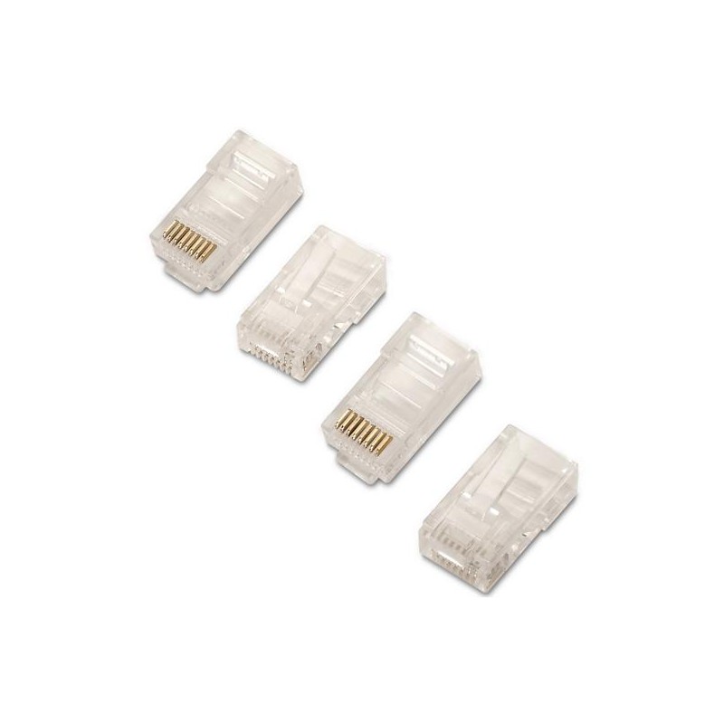 AISENS CONECTOR RJ45 8 HILOS CAT.6 AWG24 (10 UDS)