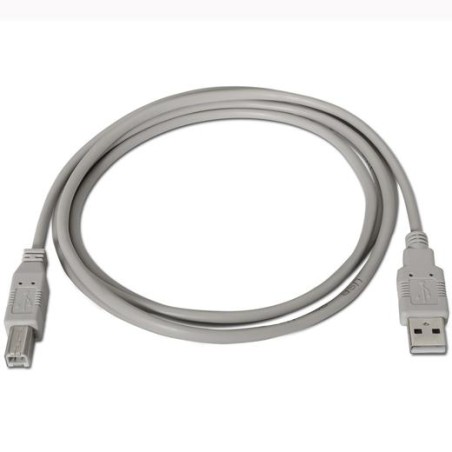 AISENS CABLE USB 2.0 IMPRESORA TIPO A/M - B/M BEIGE 1,8M