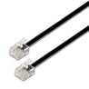 AISENS CABLE DE TELÉFONO 6P4C M - M NEGRO 2,0M