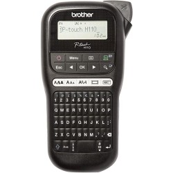 BROTHER ETIQUETADORA ROTULADORA ELECTRÓNICA PT-H110, DE MANO, TECLADO QWERTZ