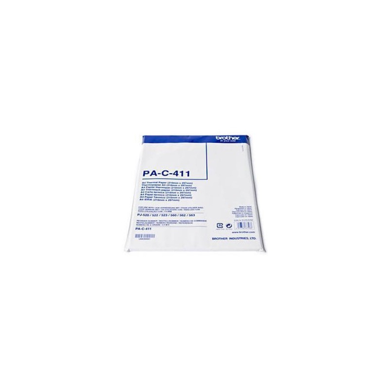 BROTHER PAPEL TÉRMICO DIN A4 PAQUETE 100H BLANCO