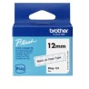 BROTHER CINTA DOMÉSTICA BTAG NEGRO SOBRE TRANSPARENTE - PTN10, PTN20, PTN25BT - 12MMX4M