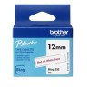 BROTHER CINTA DOMÉSTICA BTAG ROJO SOBRE BLANCO - PTN10, PTN20, PTN25BT - 12MMX4M