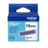 BROTHER CINTA DOMÉSTICA BTAG NEGRO SOBRE MORADO - PTN10, PTN20, PTN25BT - 12MMX4M