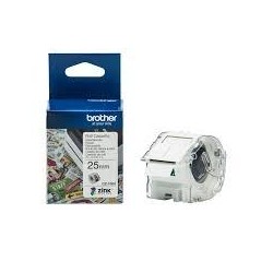 BROTHER ROLLO DE CINTA ADHESIVA ZERO INK PARA ETIQUETADORA VC500W 2,5CMX5M