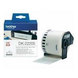BROTHER CINTA CONTINUA DE PAPEL TÉRMICO ADHESIVO - BLANCO - 62MMX30,48M