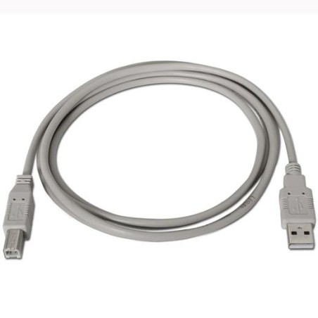 AISENS CABLE USB 2.0 IMPRESORA TIPO A/M - B/M BEIGE 3,0M