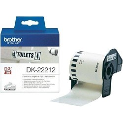 BROTHER CINTA CONTINUA DE PELICULA PLÁSTICA - BLANCO - 62MMX15,24M