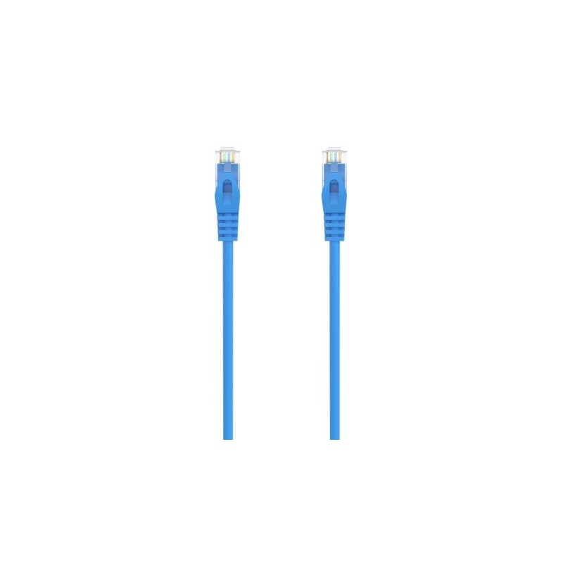 AISENS CABLE DE RED LATIGUILLO RJ45 LSZH CAT.6A 500 MHZ UTP AWG24 AZUL 2,0M