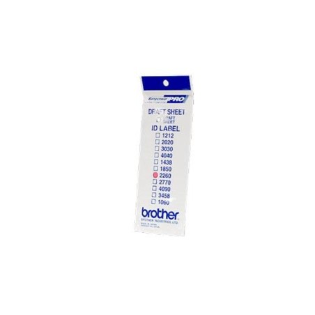 BROTHER ETIQUETA DE IDENTIFICACIÓN DE 22X60MM - PACK DE 12 UNIDADES