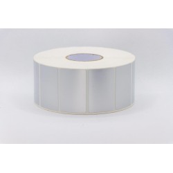 BROTHER ETIQUETAS DE TRANSFERENCIA TÉRMICA POLIESTER COLOR PLATA MATE 50X30MM (2.270 ETIQUETAS/ROLLO) - CAJA 12 ROLLOS