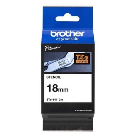 BROTHER CINTA ROTULADORA DE PLANTILLA LAMINADA DE 18MMX3M (REUTILIZABLE HASTA 50 VECES)