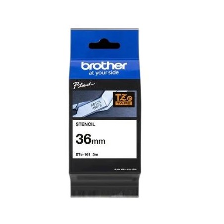 BROTHER CINTA ROTULADORA DE PLANTILLA LAMINADA DE 36MMX3M (REUTILIZABLE HASTA 50 VECES)