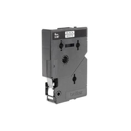 BROTHER CINTA ROTULADORA LAMINADA TEXTO NEGRO SOBRE BLANCO DE 9MMX7,7M