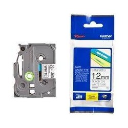 BROTHER CINTA ROTULADORA LAMINADA TEXTO NEGRO SOBRE BLANCO - 12MMX8M - SIN BLISTER