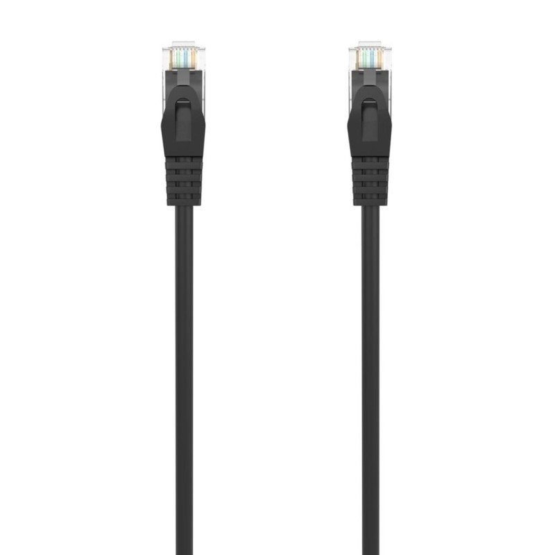 AISENS CABLE DE RED LATIGUILLO RJ45 LSZH CAT.6 UTP AWG24 NEGRO 3,0 M