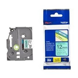 BROTHER CINTA ROTULADORA LAMINADA TEXTO NEGRO SOBRE VERDE - 12MMX8M