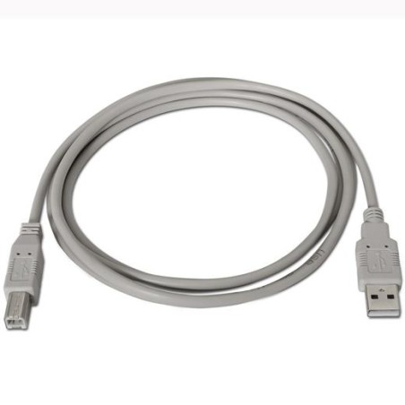 AISENS CABLE USB 2.0 IMPRESORA TIPO A/M - B/M BEIGE 4,5M
